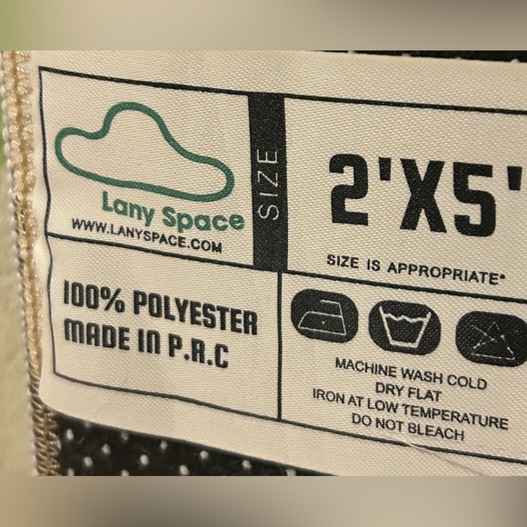 Floral Garden Washable Unique Runner Rug - Field of Flowers Mat Maximalist Lany - Picture 7 of 9